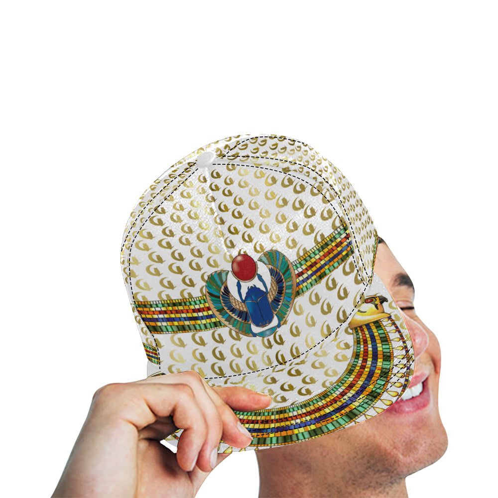 MEDJAY LCC WHITE All Over Print Snapback Hat