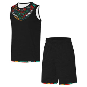 TEMBE ART STRASS All Over Print Basketball Uniform