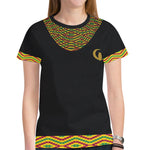 AFRICAN GARMENT New All Over Print T-shirt for Women