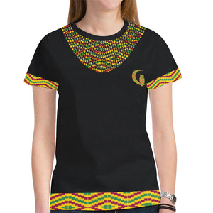 AFRICAN GARMENT New All Over Print T-shirt for Women