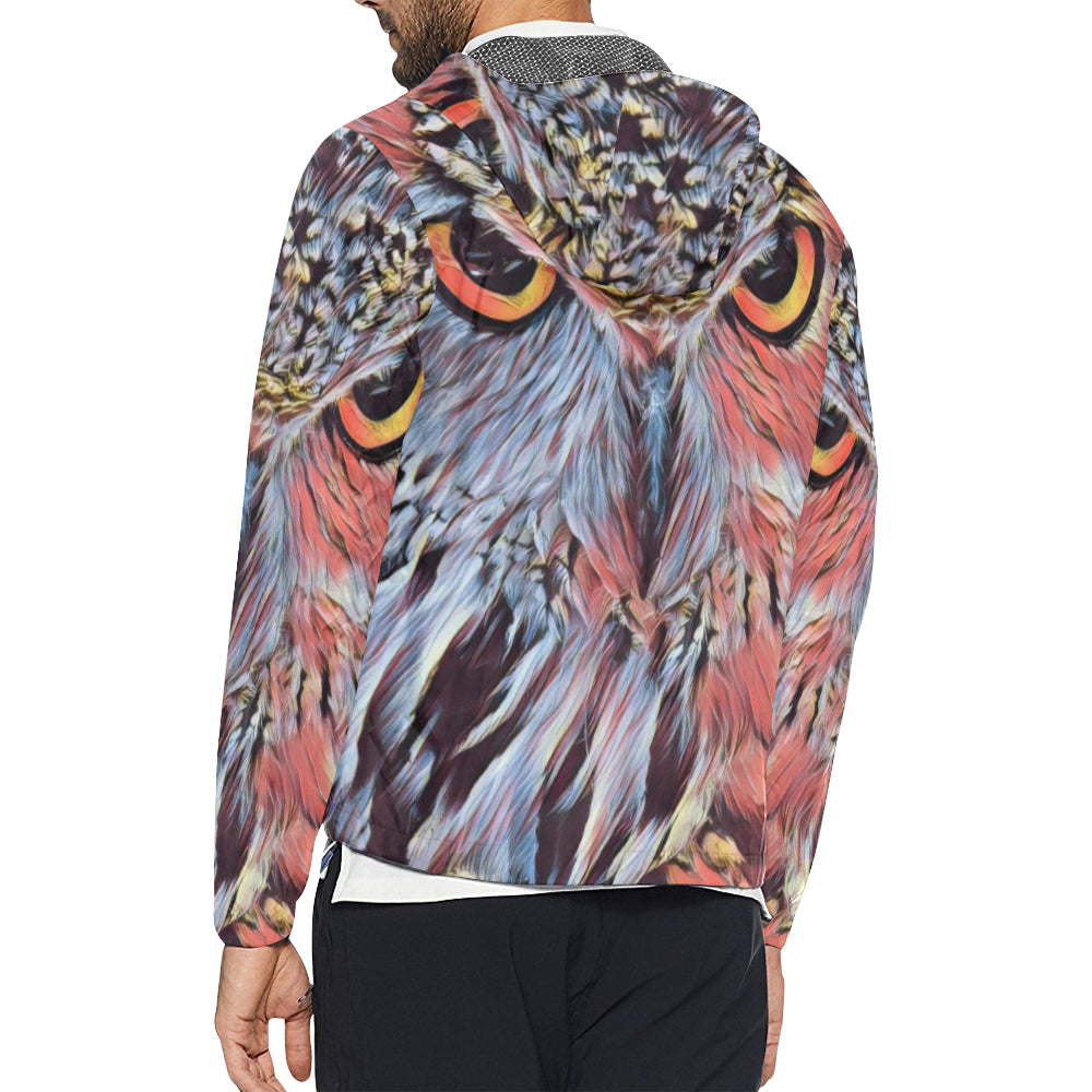 THE OWL Unisex All Over Print Windbreaker