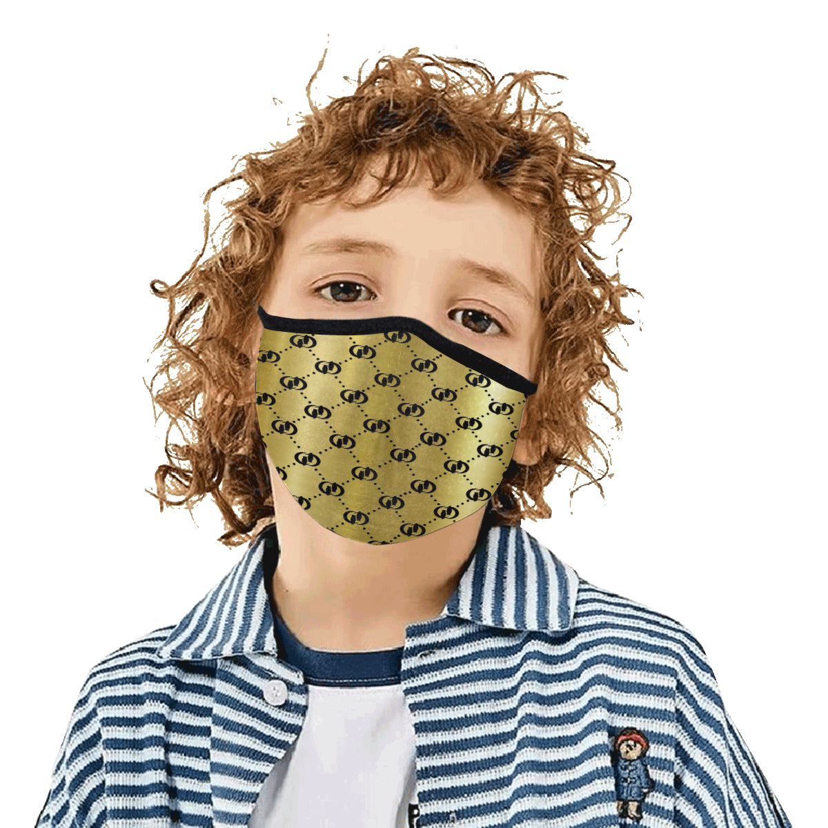 EXCELLENCE GLDBLCC Mouth Mask in One Piece (2 Filters Included))