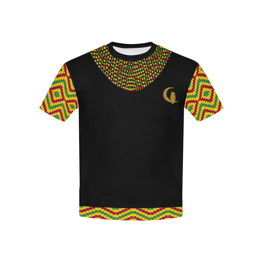 FRACTAL FARI Kids' All Over Print T-Shirt