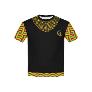 FRACTAL FARI Kids' All Over Print T-Shirt