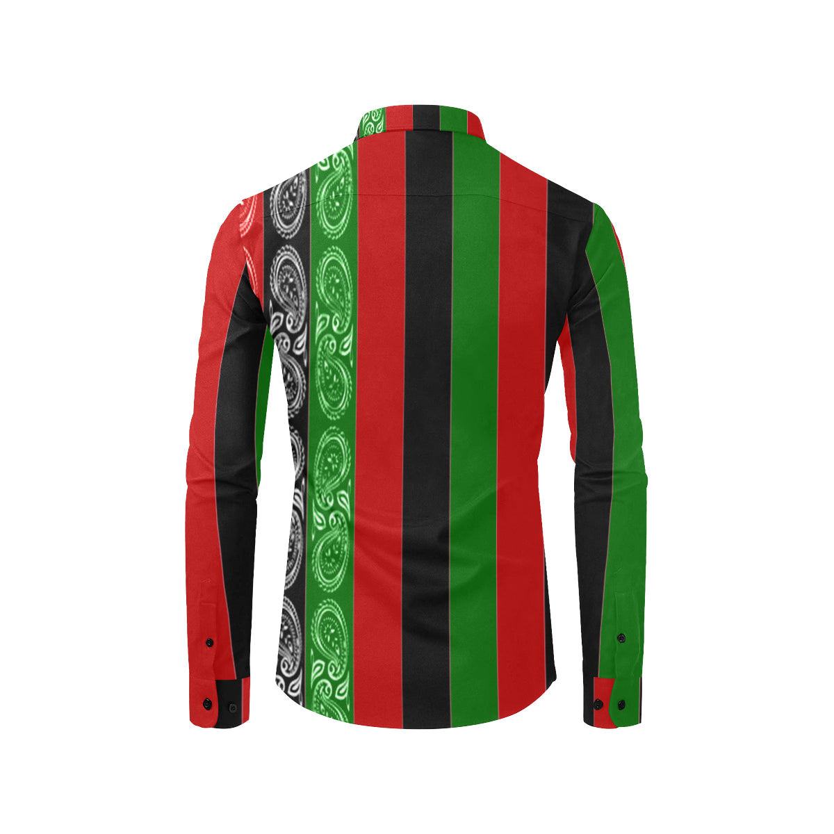 RBG FLAG Men's All Over Print Casual Dress Shirt (Model T61)