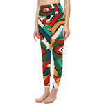 TEMBE ART All Over Print High-Waisted Leggings