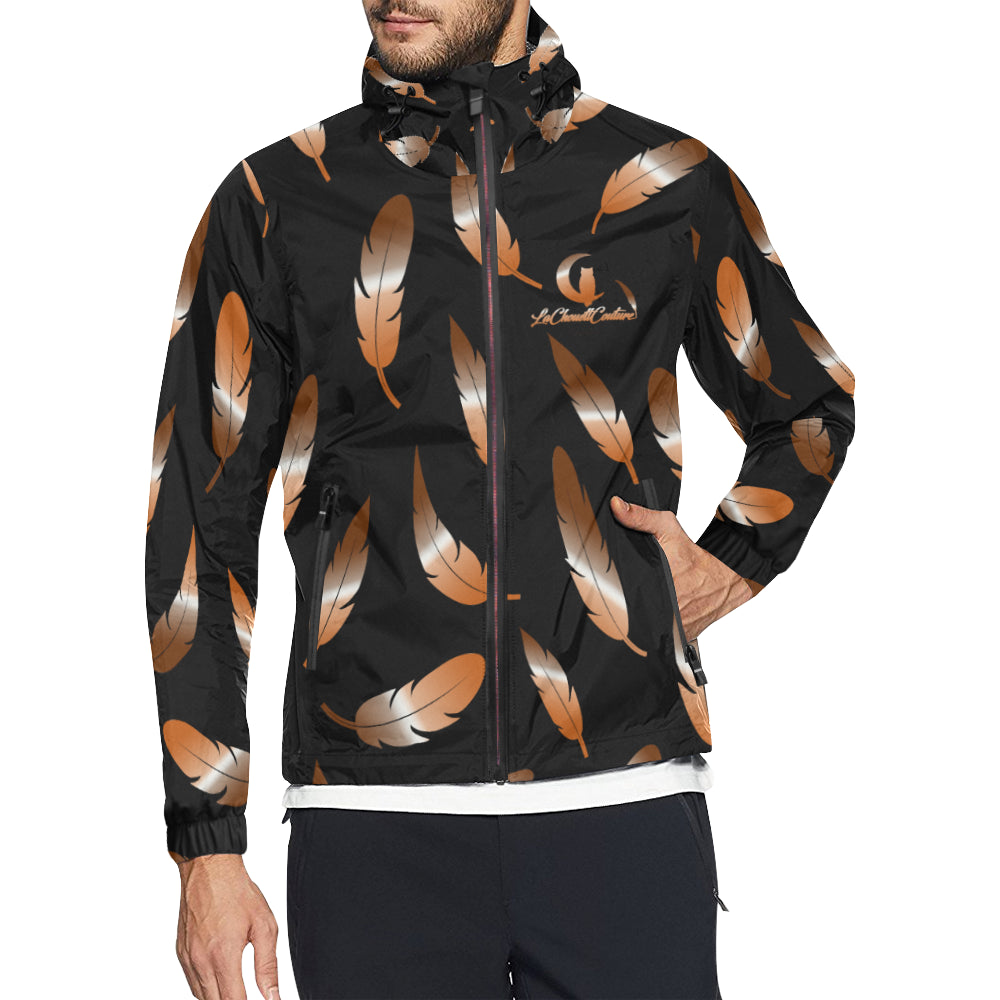 FEATHER COLOR BLCC Unisex All Over Print Windbreaker (Model H23)