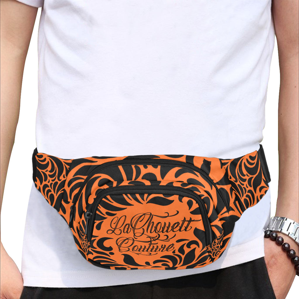 GORGIOUS LEAF ORANGE Fanny Pack/Small (Model 1677)