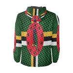 DOMINICA FLAG All Over Print Windbreaker for Unisex