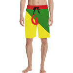 YANAZER  Men's All Over Print Casual Shorts
