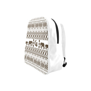 ELEPHANT ORNEMENT School Backpack (Medium)