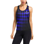 DUSTY PLAID Women's Racerback Tank Top