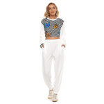 BUTTERFLY Women's Crop Sweatshirt Suit