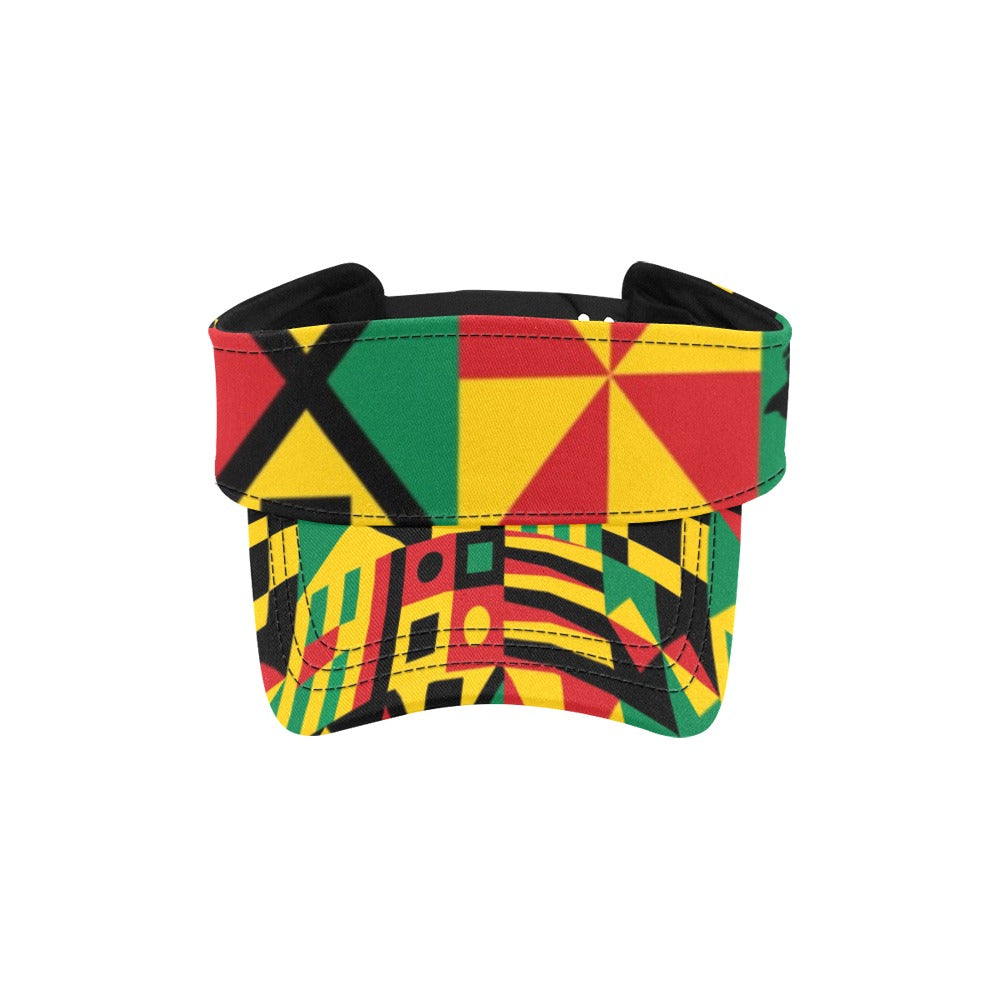 KENTE BUTAN FULLY All Over Print Sports Visor