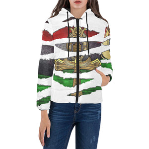 RBG ANKH Women's Padded Hooded Jacket