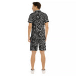 BANDANA VIRAL BLC Men's Short Sleeve Shirt Sets