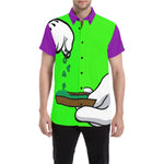 BURN THE OPPS BICOLORS All Over Print Short Sleeve Shirt
