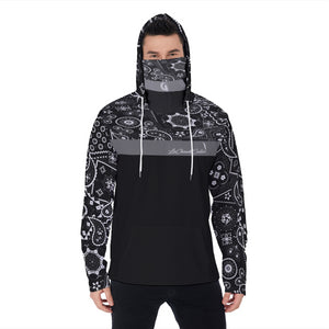 BANDANA VIRAL BLCC Pullover Hoodie With Mask