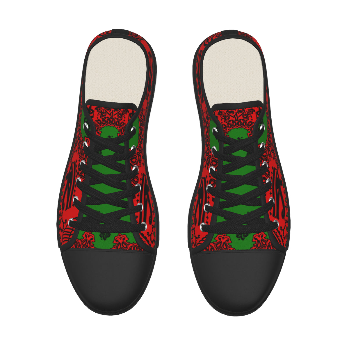 BANDANA RBG Women's Low-cut Canvas Shoes