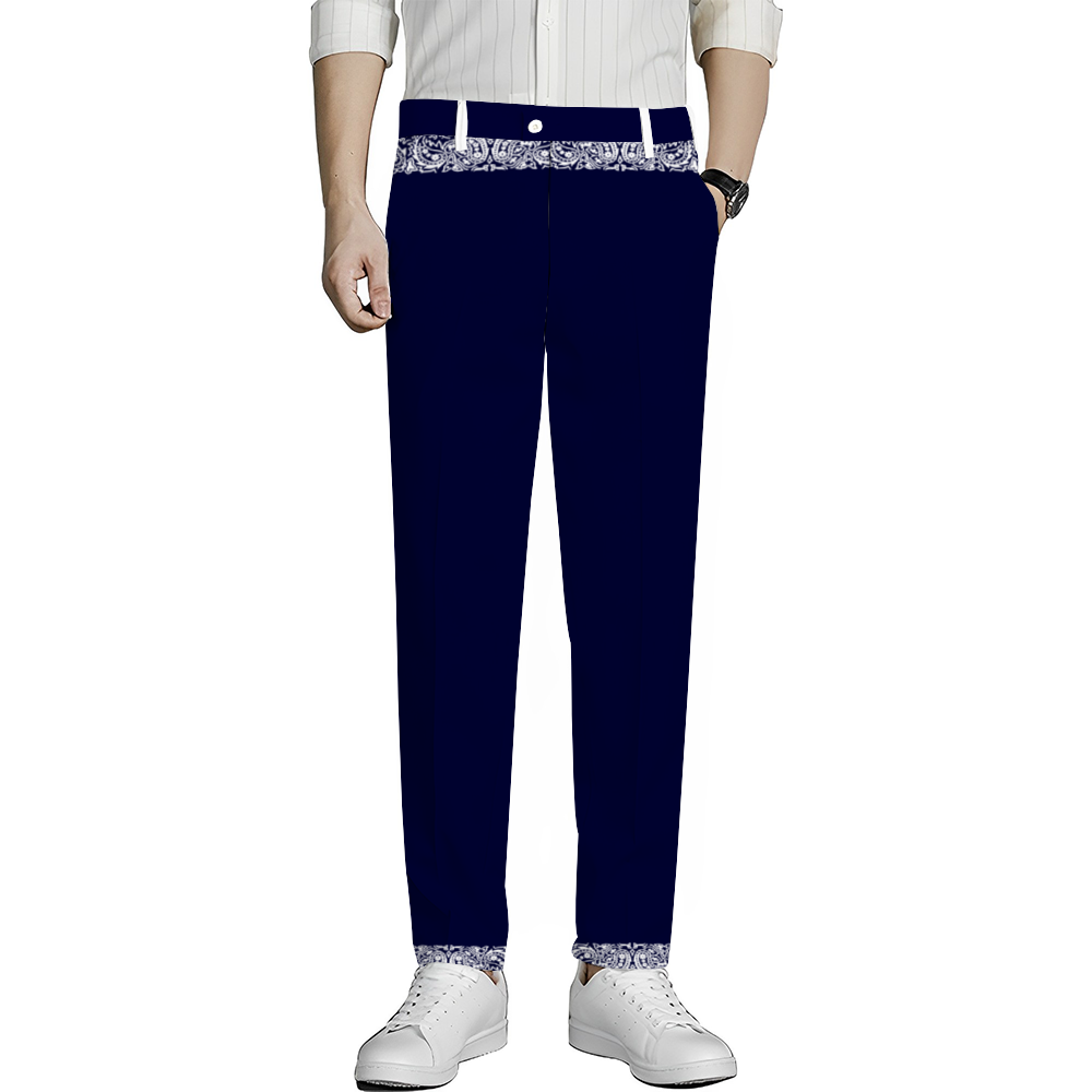 BANDANA NAVY Unisex Suit Pants