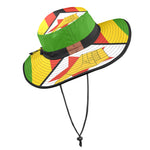 ZIMBABWE FLAG Wide Brim Bucket Hat