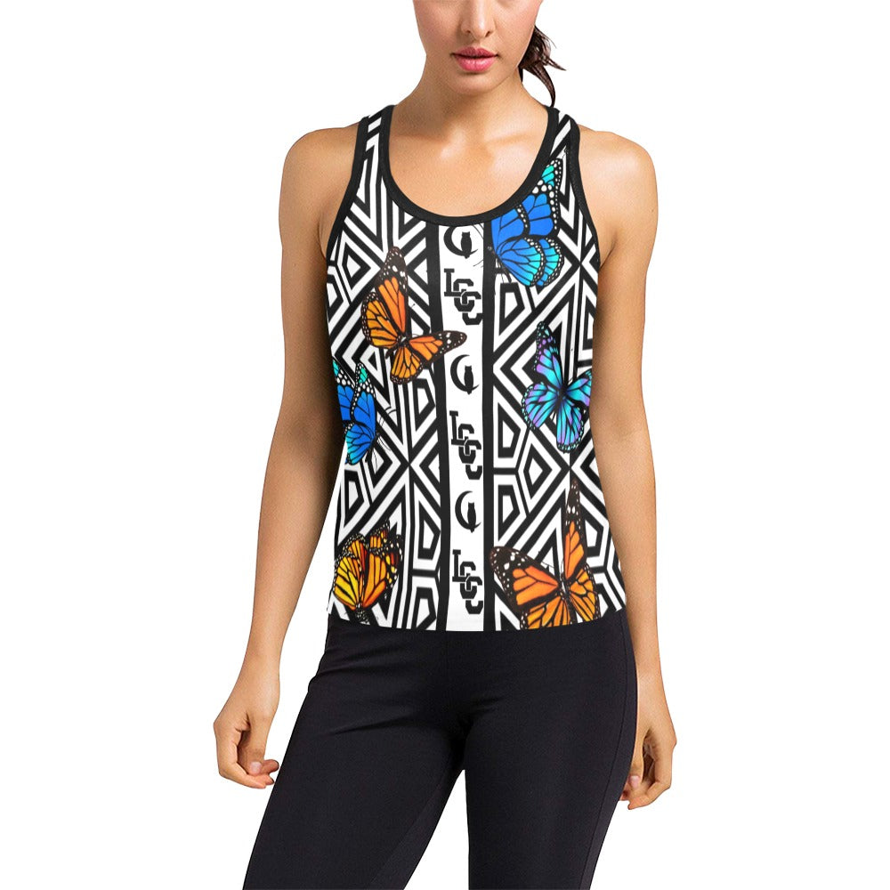 BUTTERFLY LCC Women's Racerback Tank Top