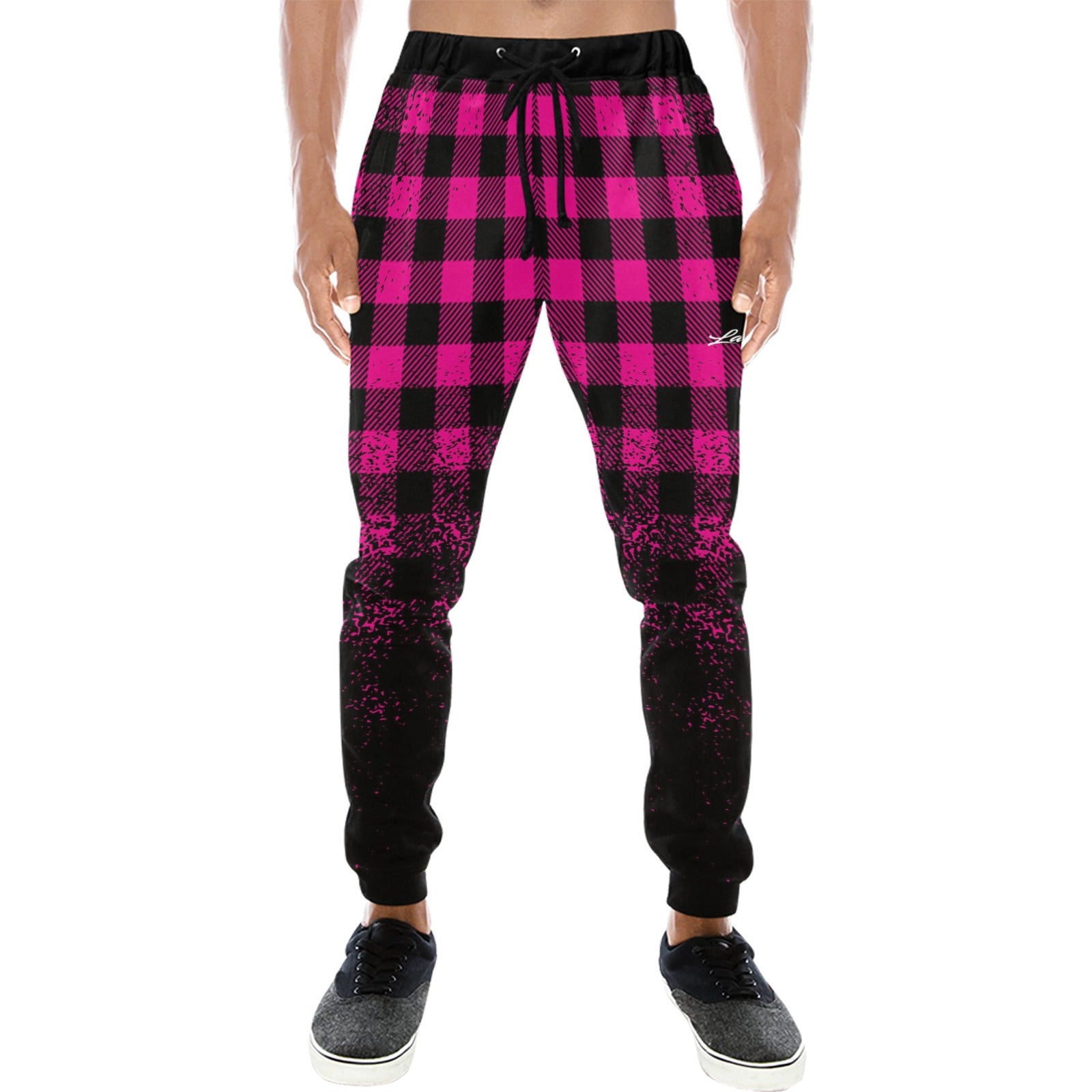DUSTY PLAID Men's All Over Print Sweatpants