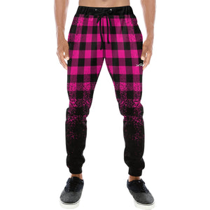 DUSTY PLAID Men's All Over Print Sweatpants