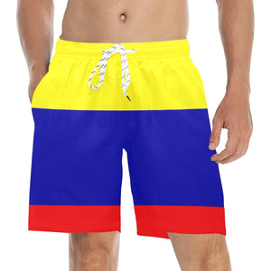 DIASPORA LATINA Men's Mid-Length Beach Shorts