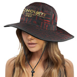 HIEROGLYFIC Wide Brim Bucket Hat