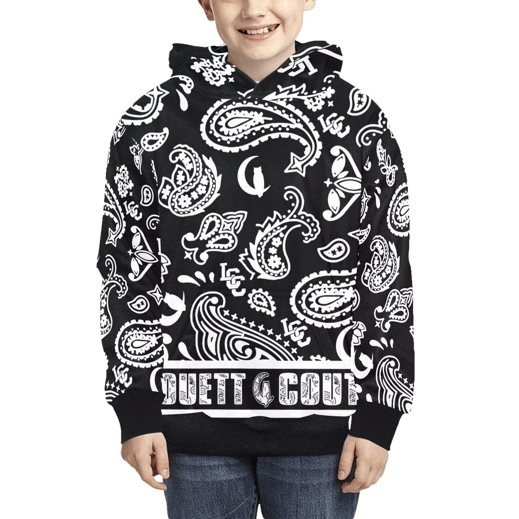 BANDANA PAISLEY Kids' All Over Print Hoodie