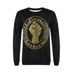 FIST UP RVLTN Women's Rib Cuff Crew Neck Sweatshirt