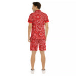 BANDANA VIRAL Bs'UP Men's Short Sleeve Shirt Sets