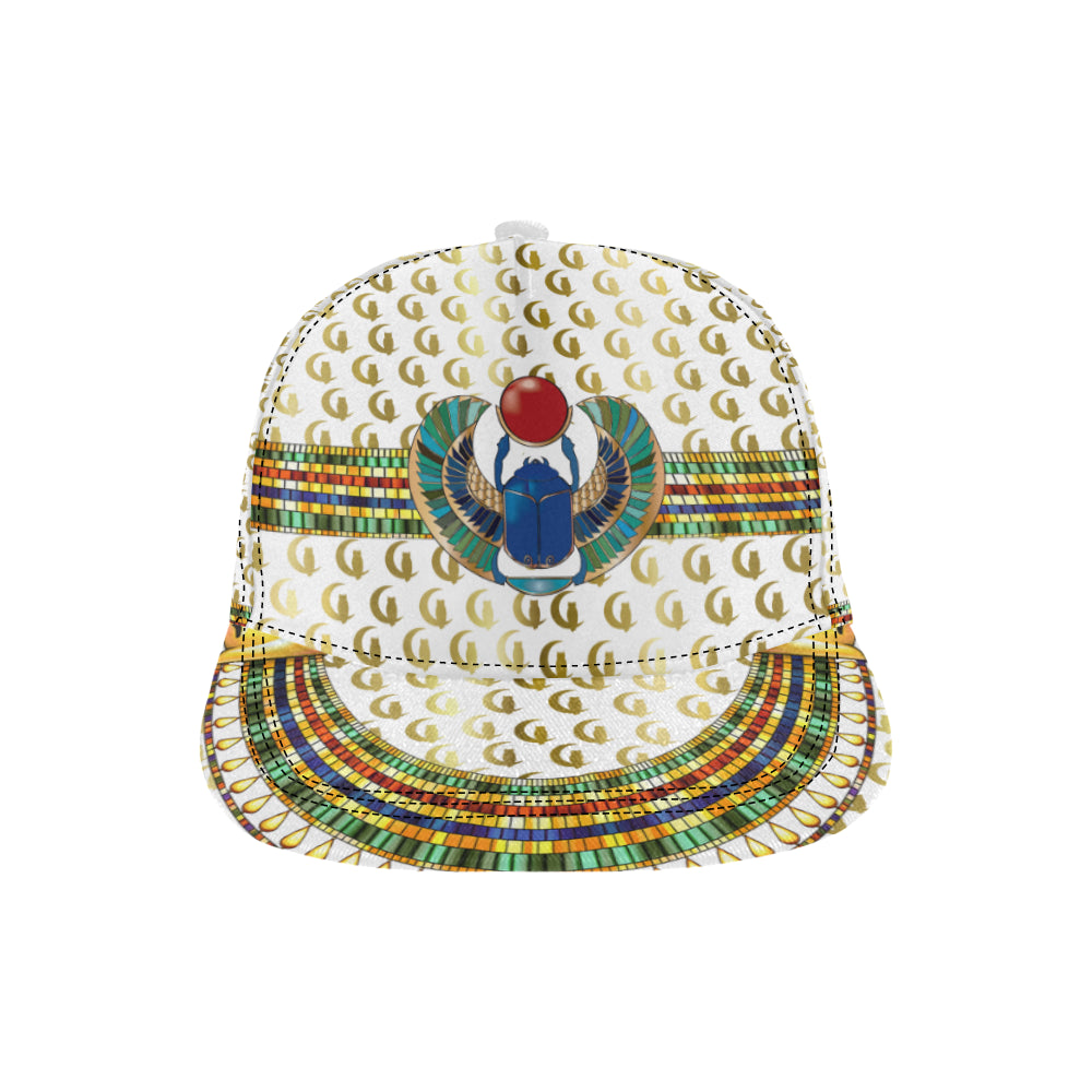 MEDJAY LCC WHITE All Over Print Snapback Hat