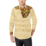 NILE VALLEY KENTE Men's All Over Print Casual Dress Shirt