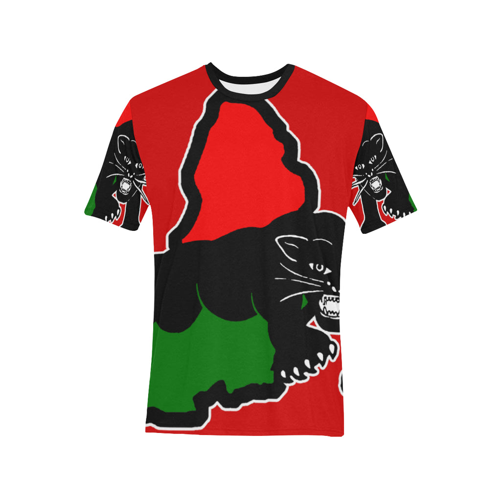 BLACC PANTHER RED Men's All Over Print T-Shirt