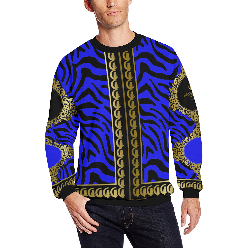 PRIVILEGE BLUE All Over Print Crewneck Sweatshirt for Men