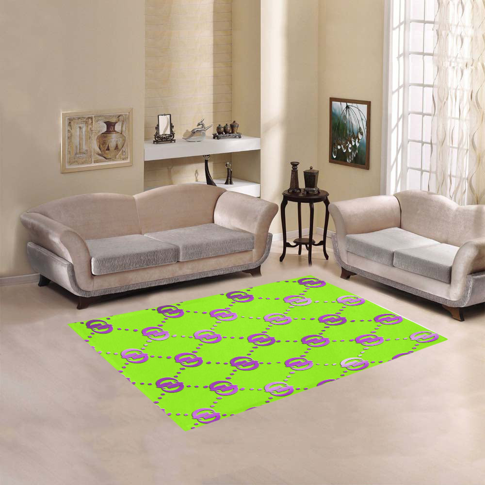 GOODY FLUO PURPLE Area Rug 5'3''x4'