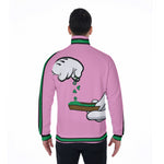 BURN THE OPPS PINK Stand Collar Jacket