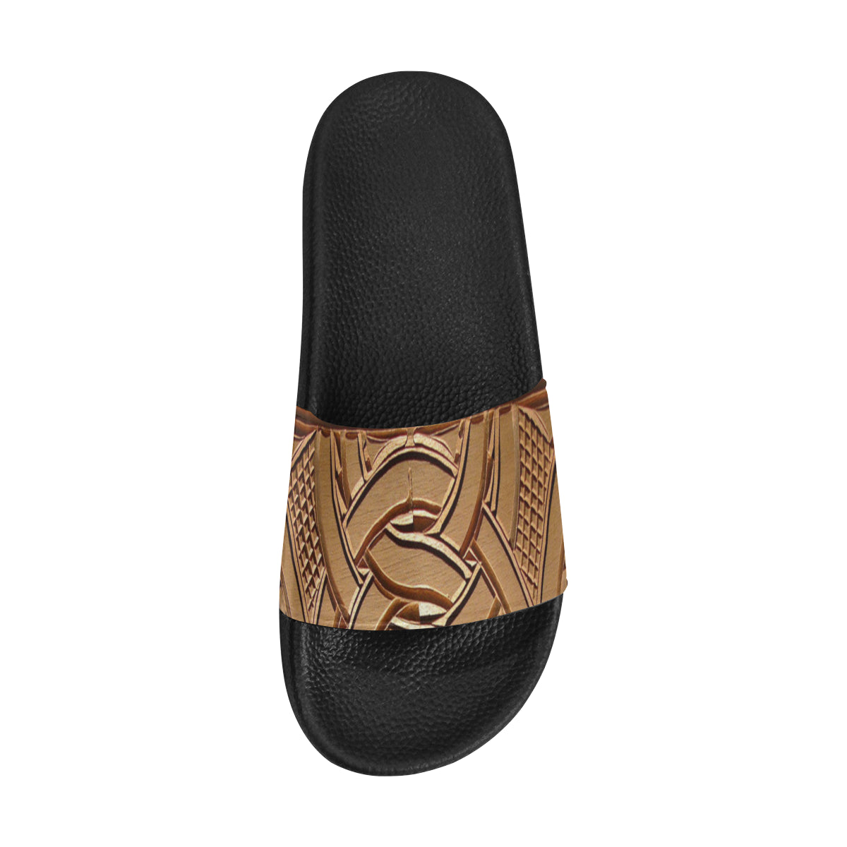 TEMBE ART WOOD Men's Slide Sandals