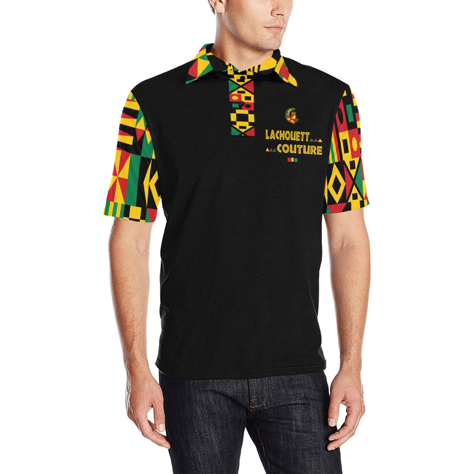 KENTE BUTAN Men's Polo Shirt