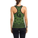 BANDANA KAKI Women's Racerback Tank Top