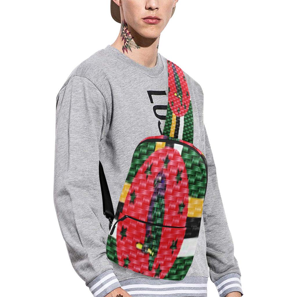 DOMINICA FLAG Chest Bag (Model 1678)