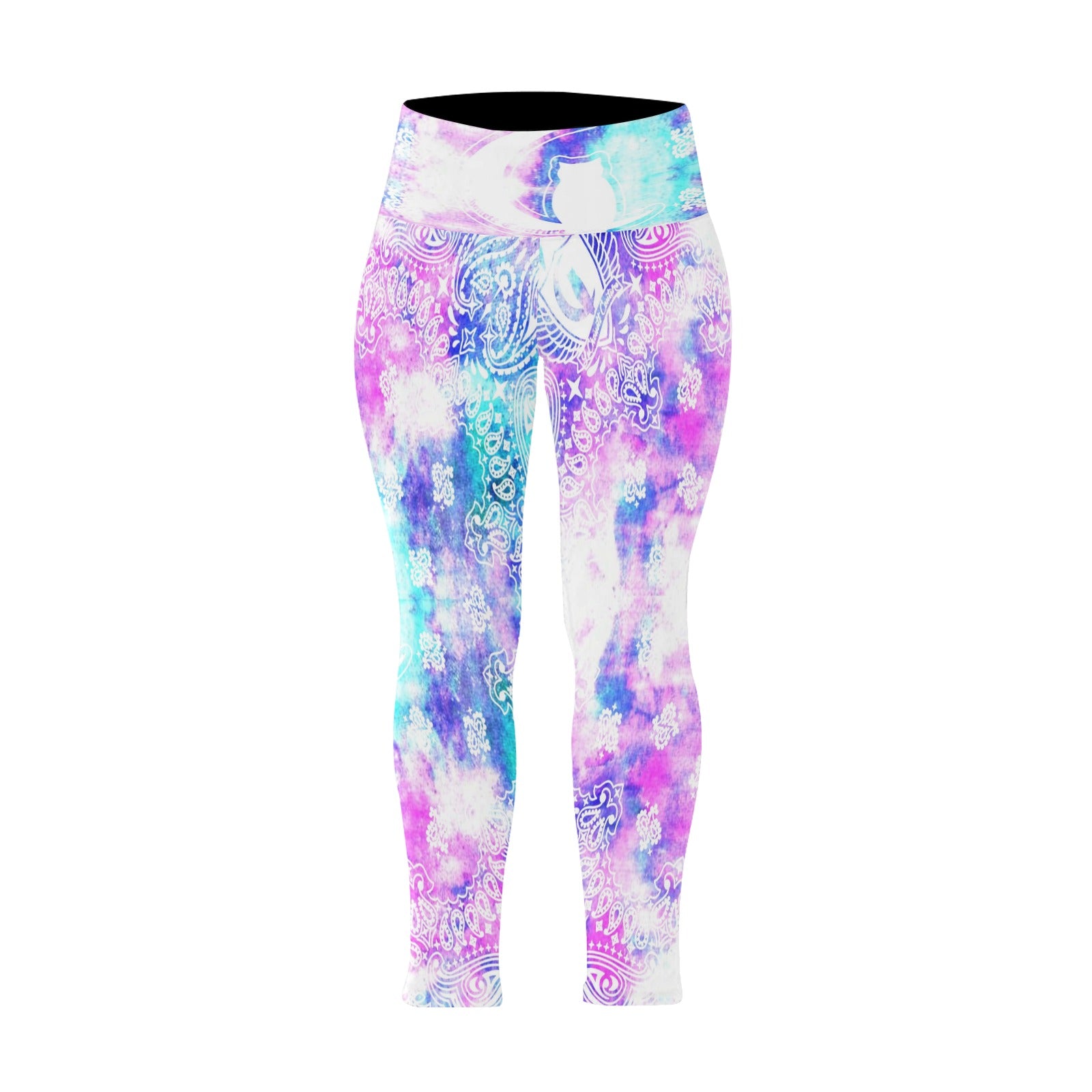 BANDANA COLORFULL Plus Size High Waist Leggings