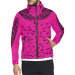 LCC WINGZ FUSHIA All Over Print Windbreaker for Unisex