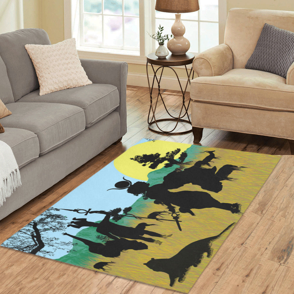SAFARI NTR WARRIOR Area Rug 5'3''x4'