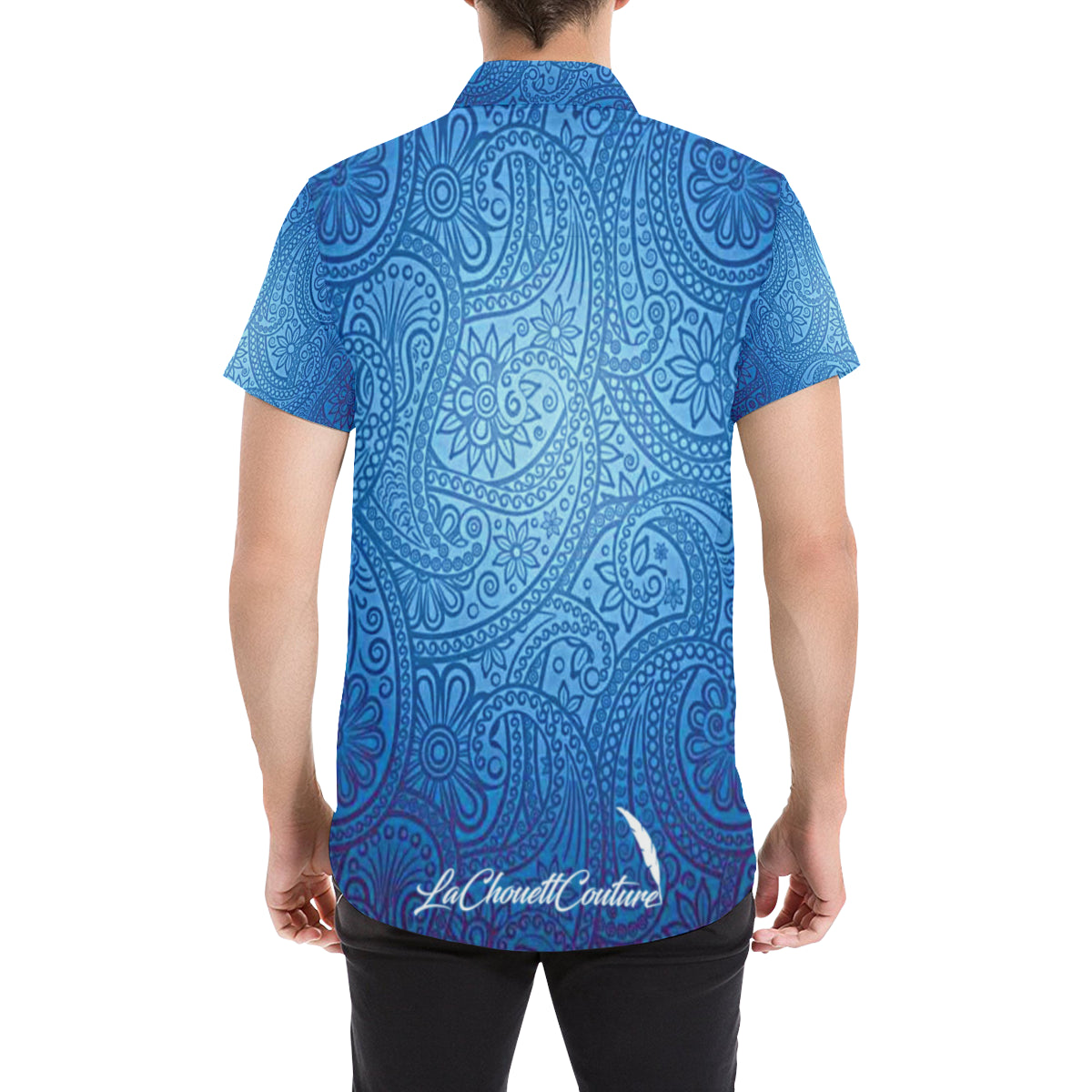 BANDANA LUXURY Cs'UP Men's All Over Print Short Sleeve Shirt