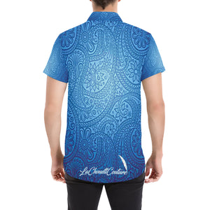 BANDANA LUXURY Cs'UP Men's All Over Print Short Sleeve Shirt