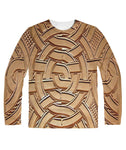 LaChouett Tembe Art Wood  Sublimation Long Sleeve T-Shirt