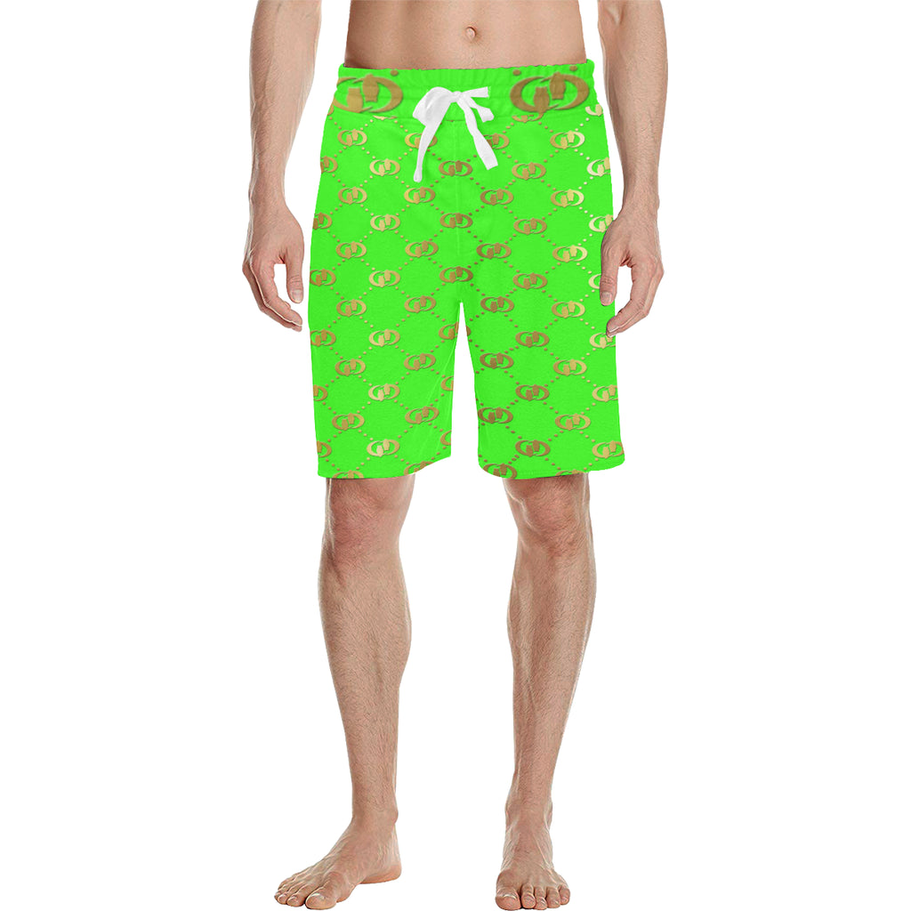 EXCELLENCE SKUNKGLD Men's All Over Print Casual Shorts (Model L23)